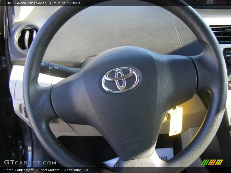 Flint Mica / Bisque 2007 Toyota Yaris Sedan