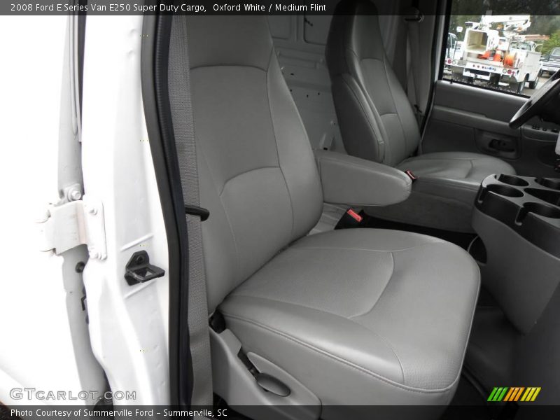 Oxford White / Medium Flint 2008 Ford E Series Van E250 Super Duty Cargo