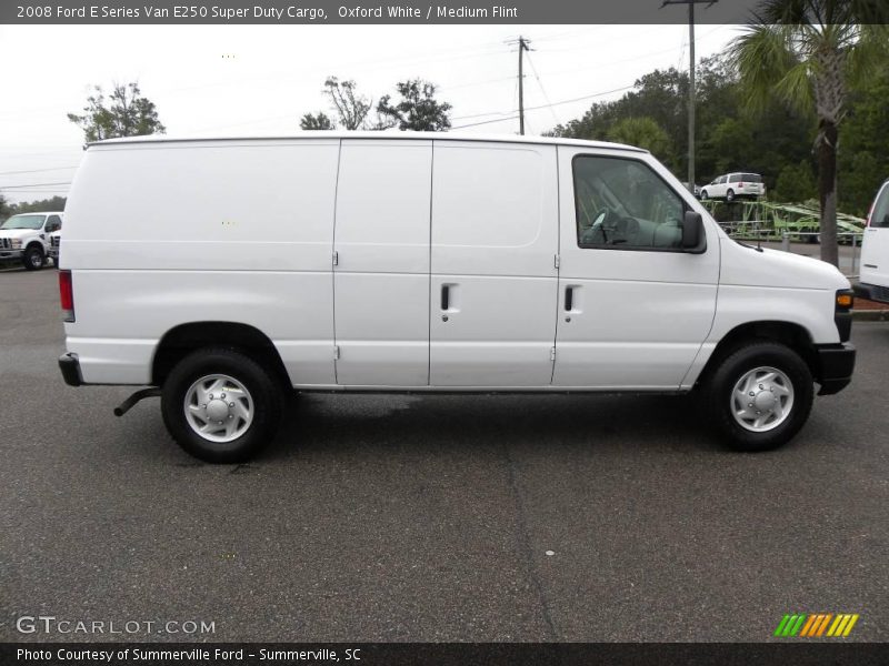 Oxford White / Medium Flint 2008 Ford E Series Van E250 Super Duty Cargo