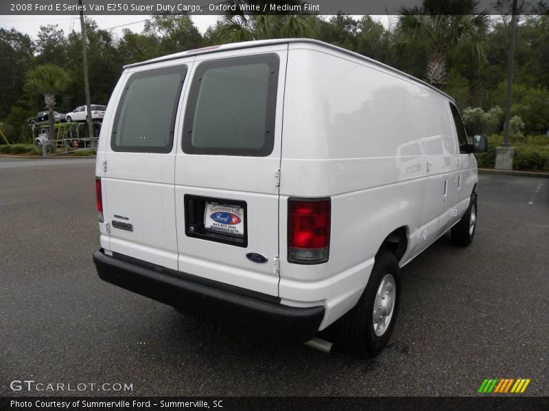Oxford White / Medium Flint 2008 Ford E Series Van E250 Super Duty Cargo