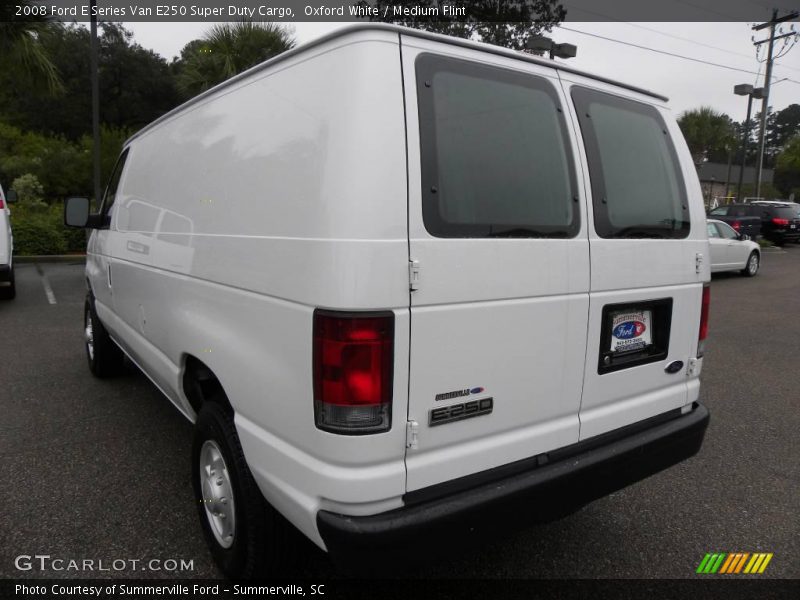 Oxford White / Medium Flint 2008 Ford E Series Van E250 Super Duty Cargo