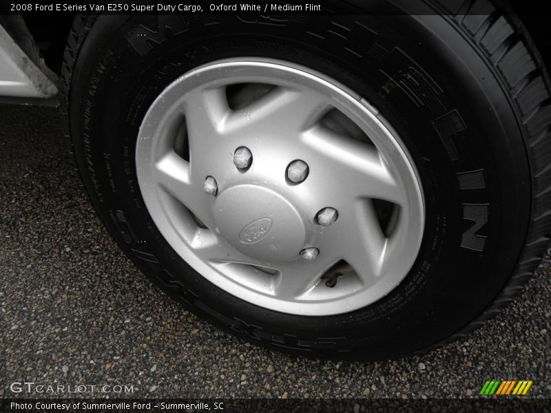 Oxford White / Medium Flint 2008 Ford E Series Van E250 Super Duty Cargo