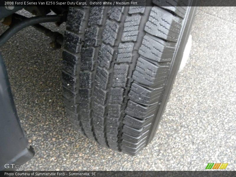 Oxford White / Medium Flint 2008 Ford E Series Van E250 Super Duty Cargo