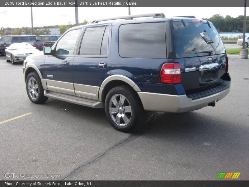 Dark Blue Pearl Metallic / Camel 2008 Ford Expedition Eddie Bauer 4x4