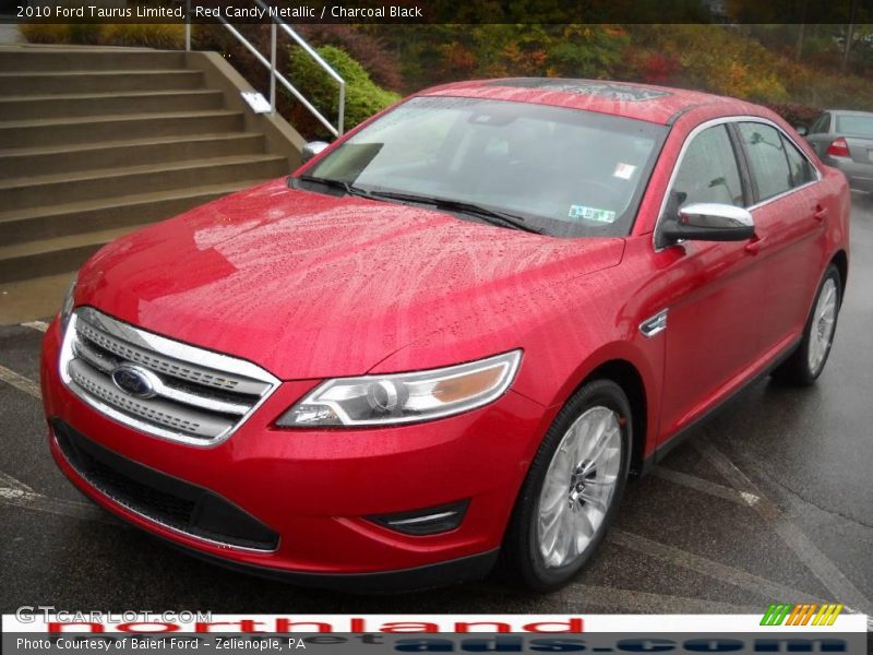 Red Candy Metallic / Charcoal Black 2010 Ford Taurus Limited