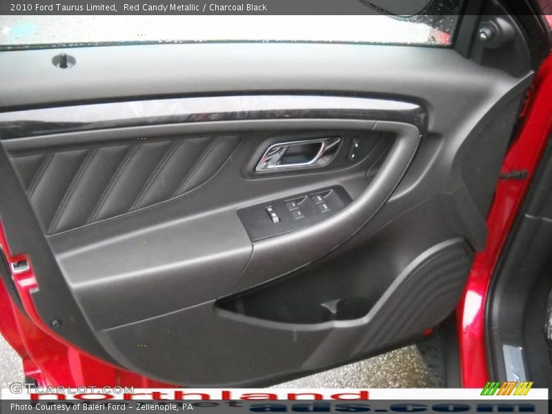 Red Candy Metallic / Charcoal Black 2010 Ford Taurus Limited