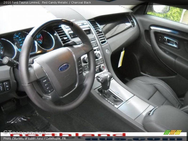 Red Candy Metallic / Charcoal Black 2010 Ford Taurus Limited