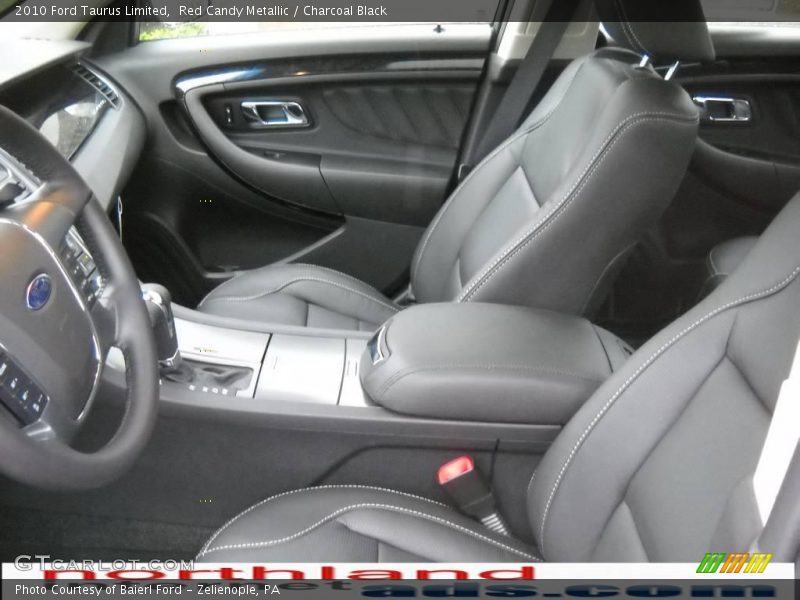 Red Candy Metallic / Charcoal Black 2010 Ford Taurus Limited