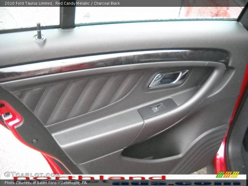 Red Candy Metallic / Charcoal Black 2010 Ford Taurus Limited