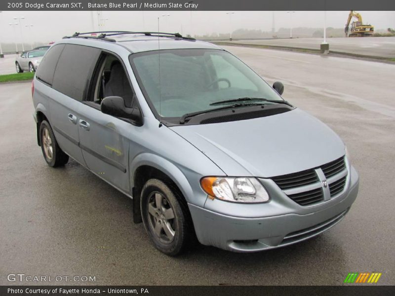 Butane Blue Pearl / Medium Slate Gray 2005 Dodge Caravan SXT