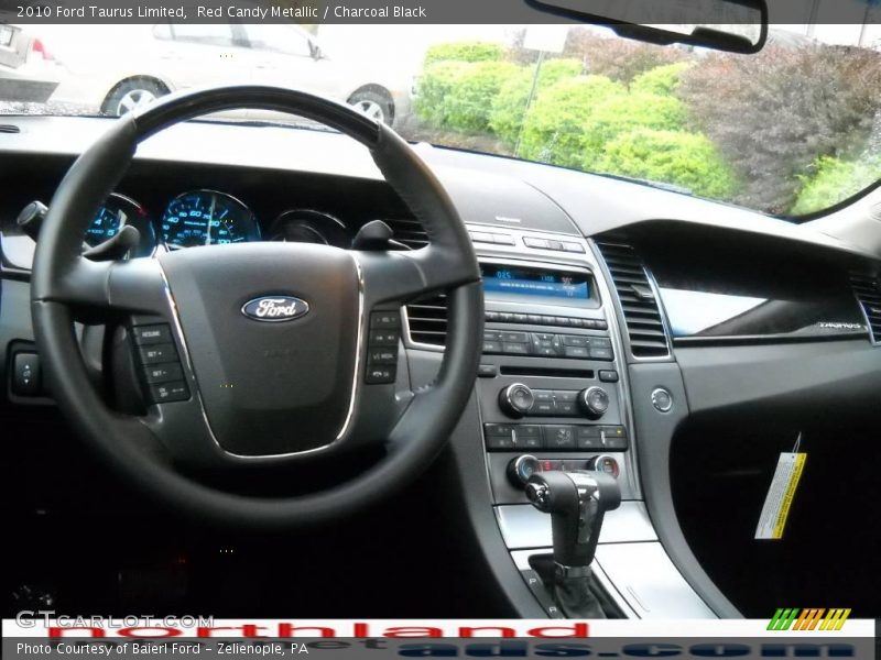 Red Candy Metallic / Charcoal Black 2010 Ford Taurus Limited