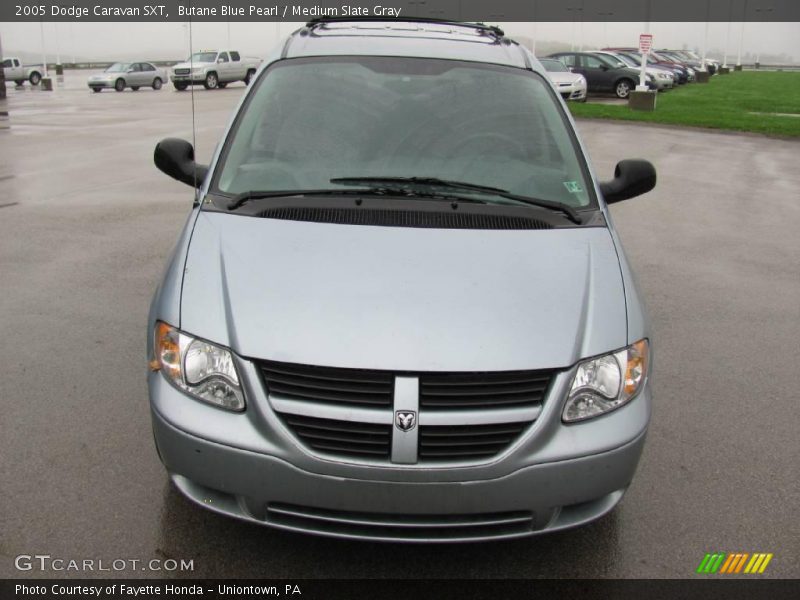 Butane Blue Pearl / Medium Slate Gray 2005 Dodge Caravan SXT