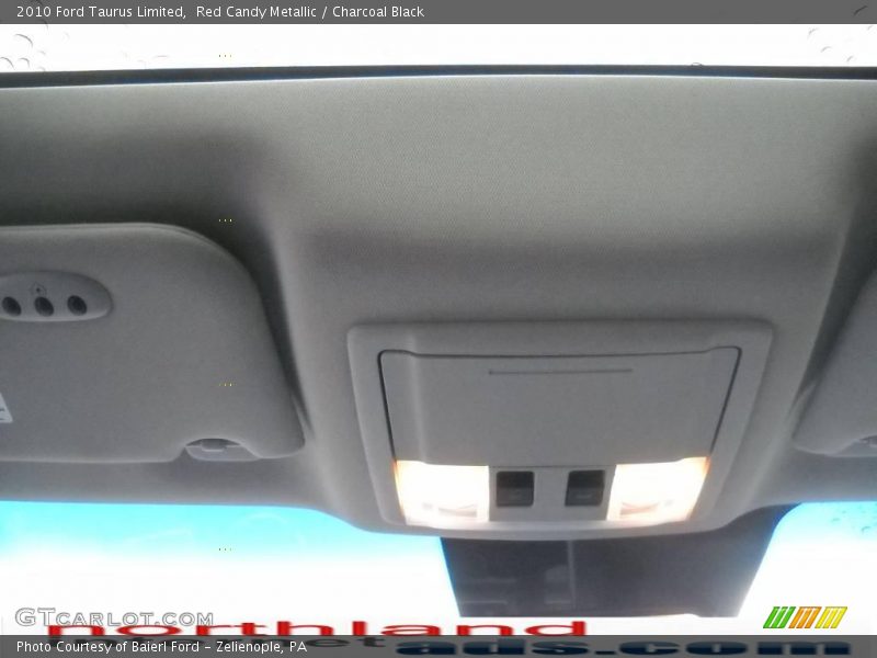 Red Candy Metallic / Charcoal Black 2010 Ford Taurus Limited