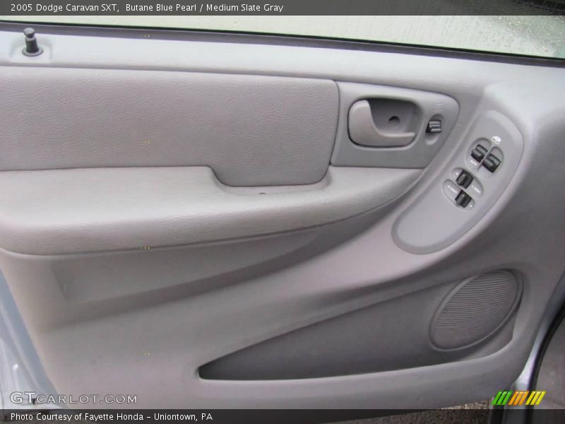 Butane Blue Pearl / Medium Slate Gray 2005 Dodge Caravan SXT