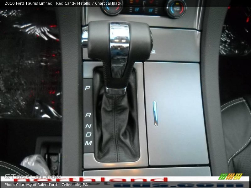 Red Candy Metallic / Charcoal Black 2010 Ford Taurus Limited