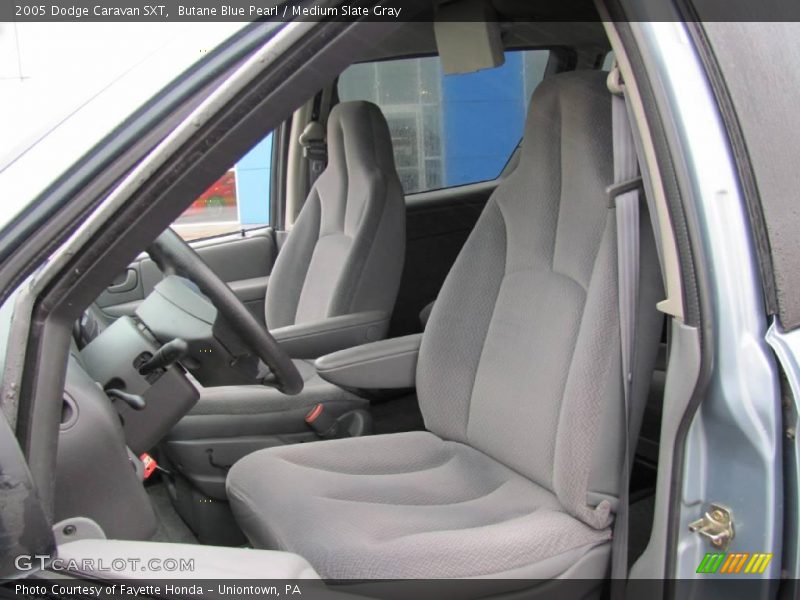 Butane Blue Pearl / Medium Slate Gray 2005 Dodge Caravan SXT