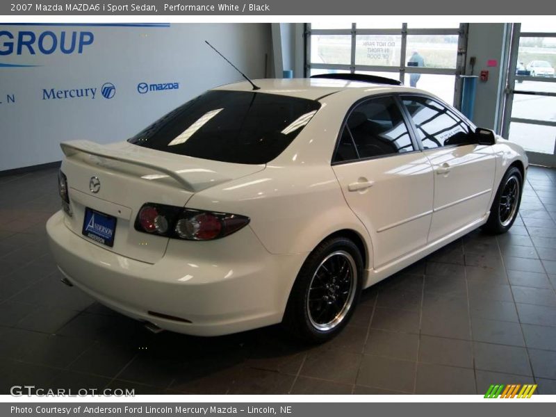 Performance White / Black 2007 Mazda MAZDA6 i Sport Sedan