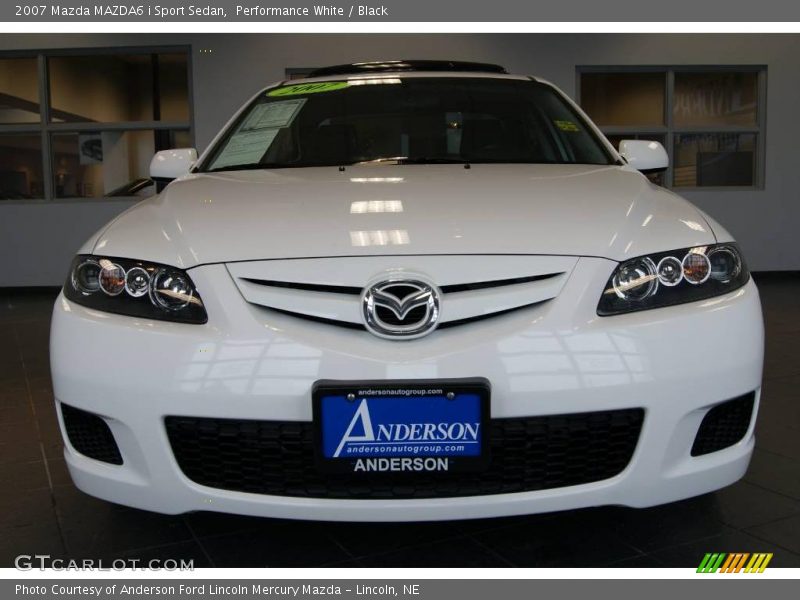 Performance White / Black 2007 Mazda MAZDA6 i Sport Sedan