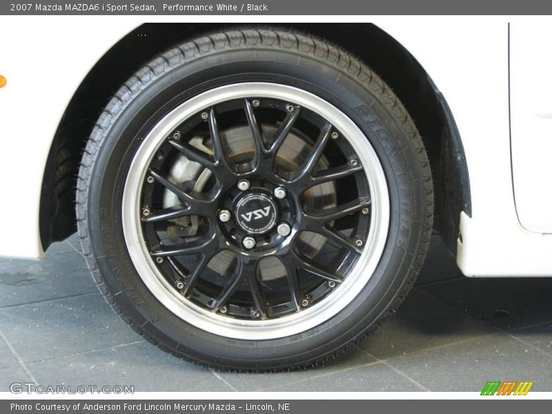 Performance White / Black 2007 Mazda MAZDA6 i Sport Sedan