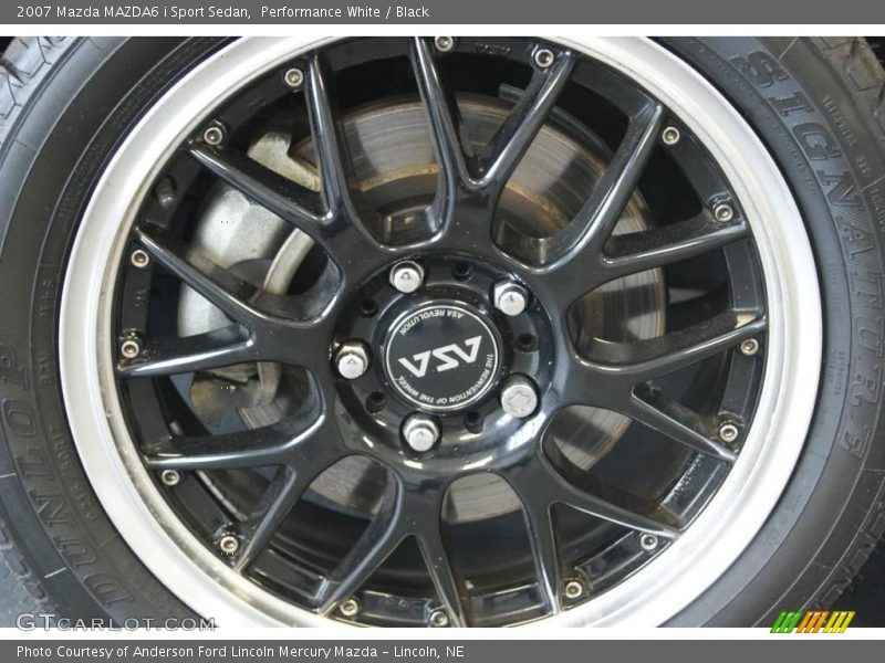 Performance White / Black 2007 Mazda MAZDA6 i Sport Sedan
