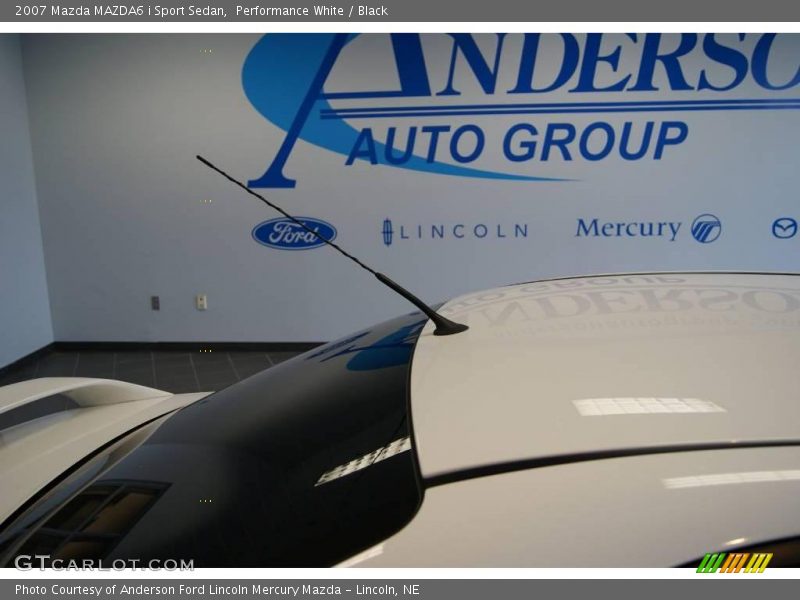 Performance White / Black 2007 Mazda MAZDA6 i Sport Sedan