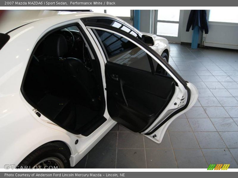 Performance White / Black 2007 Mazda MAZDA6 i Sport Sedan
