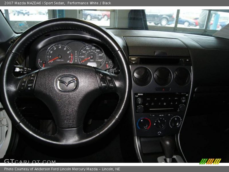 Performance White / Black 2007 Mazda MAZDA6 i Sport Sedan