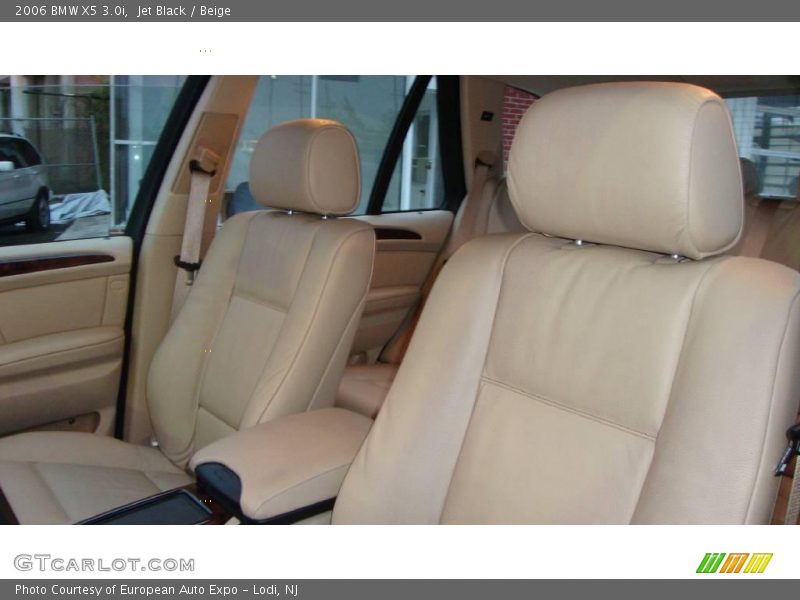 Jet Black / Beige 2006 BMW X5 3.0i