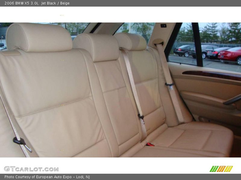 Jet Black / Beige 2006 BMW X5 3.0i
