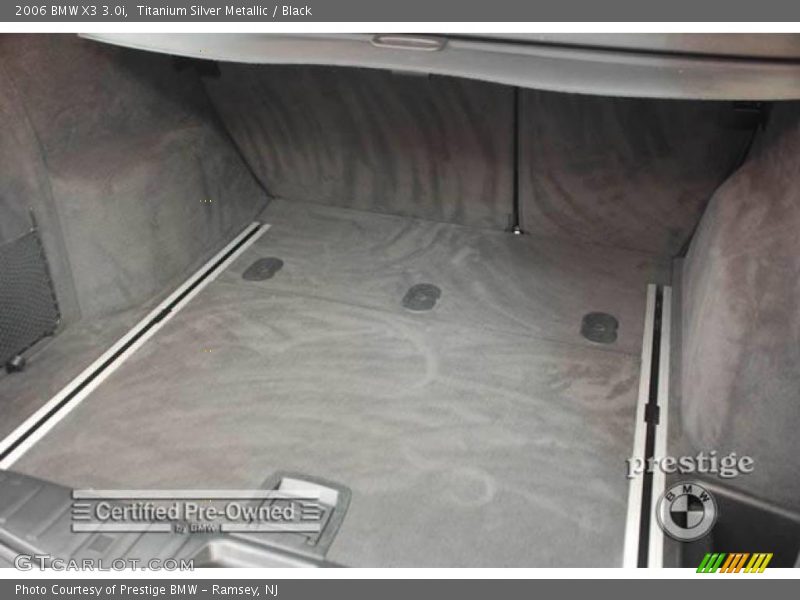 Titanium Silver Metallic / Black 2006 BMW X3 3.0i