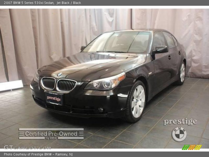 Jet Black / Black 2007 BMW 5 Series 530xi Sedan