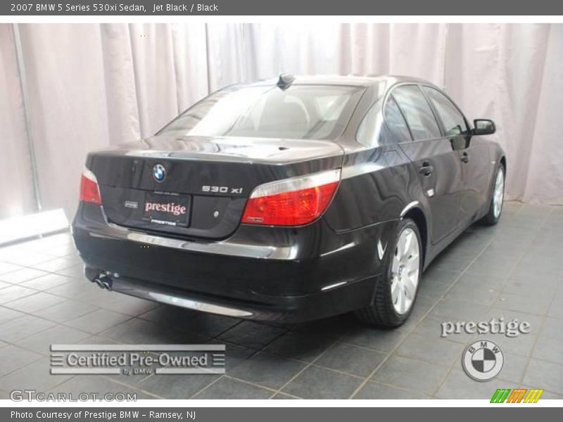 Jet Black / Black 2007 BMW 5 Series 530xi Sedan