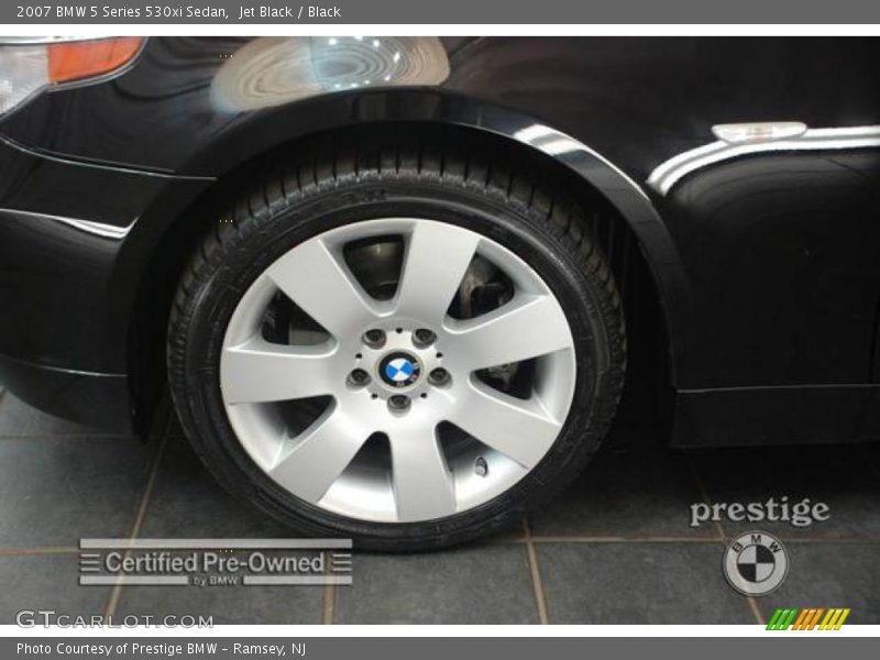 Jet Black / Black 2007 BMW 5 Series 530xi Sedan