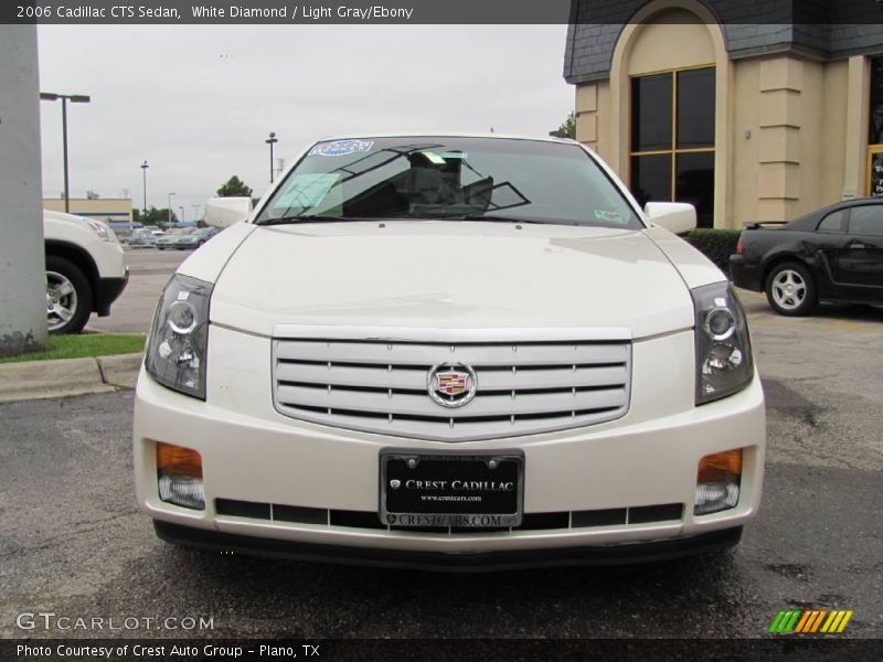 White Diamond / Light Gray/Ebony 2006 Cadillac CTS Sedan