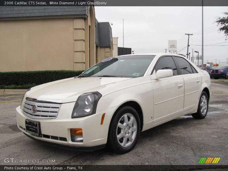 White Diamond / Light Gray/Ebony 2006 Cadillac CTS Sedan