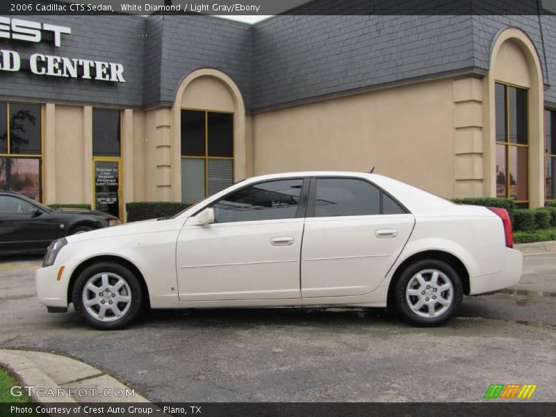 White Diamond / Light Gray/Ebony 2006 Cadillac CTS Sedan
