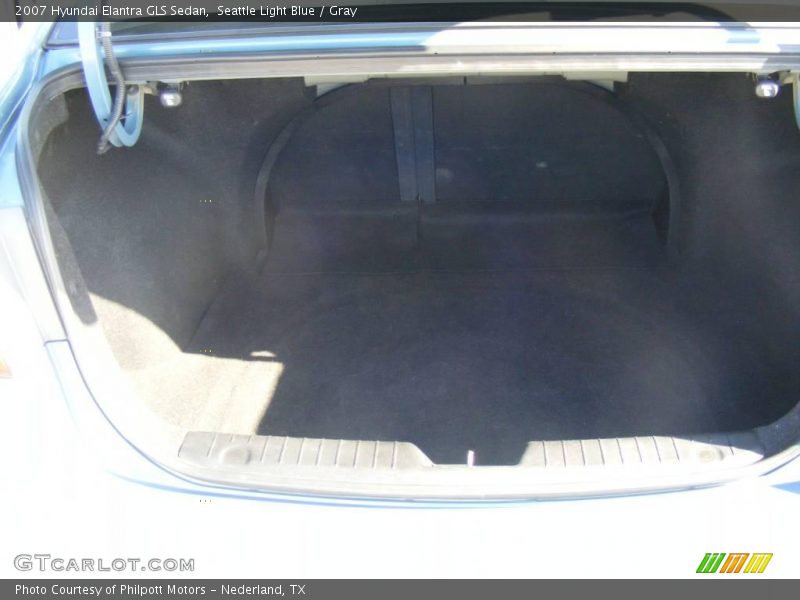 Seattle Light Blue / Gray 2007 Hyundai Elantra GLS Sedan