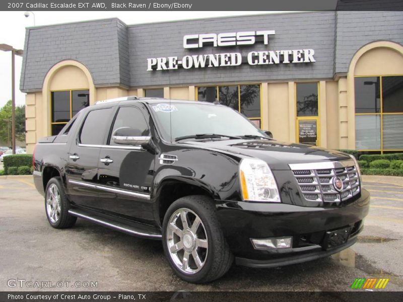 Black Raven / Ebony/Ebony 2007 Cadillac Escalade EXT AWD