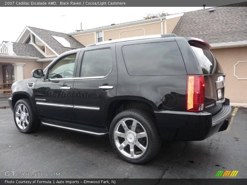 Black Raven / Cocoa/Light Cashmere 2007 Cadillac Escalade AWD