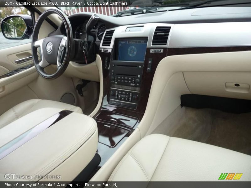 Black Raven / Cocoa/Light Cashmere 2007 Cadillac Escalade AWD
