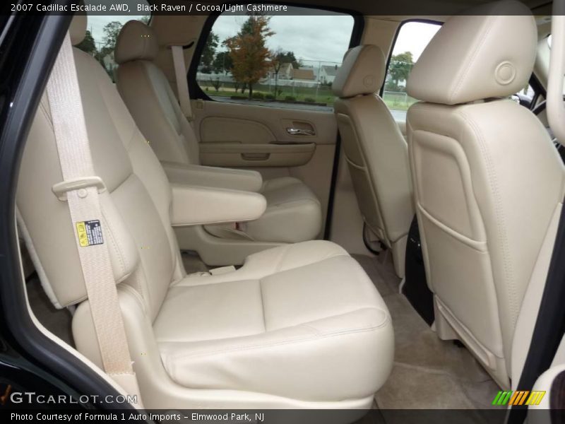 Black Raven / Cocoa/Light Cashmere 2007 Cadillac Escalade AWD