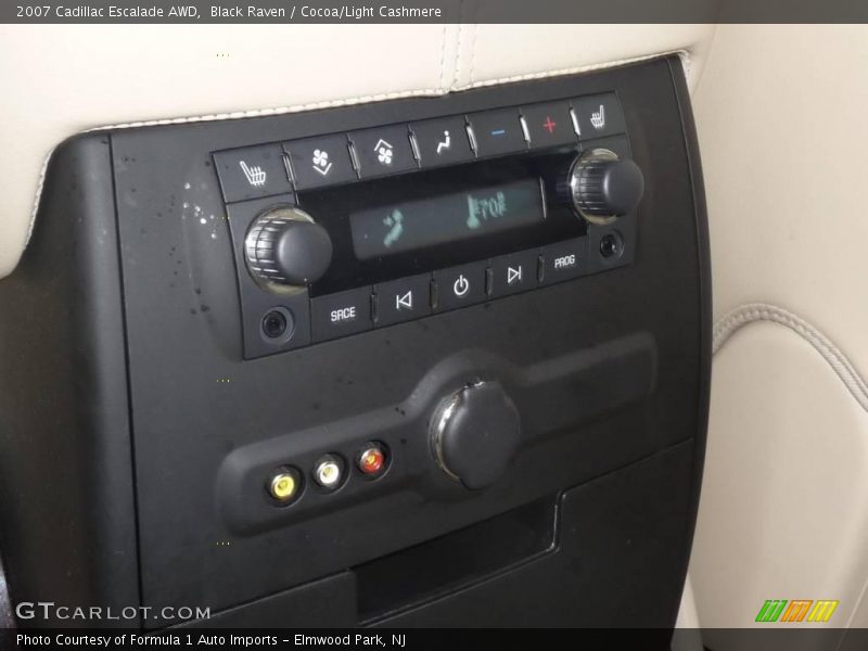 Black Raven / Cocoa/Light Cashmere 2007 Cadillac Escalade AWD