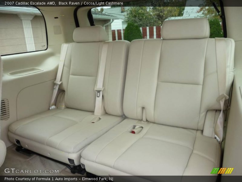 Black Raven / Cocoa/Light Cashmere 2007 Cadillac Escalade AWD