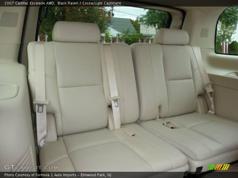 Black Raven / Cocoa/Light Cashmere 2007 Cadillac Escalade AWD