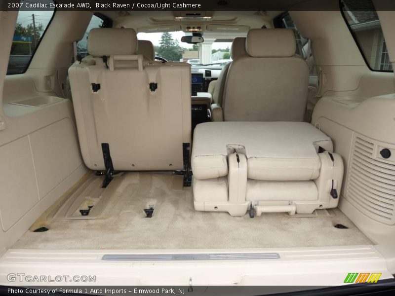 Black Raven / Cocoa/Light Cashmere 2007 Cadillac Escalade AWD