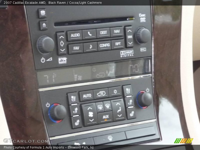 Black Raven / Cocoa/Light Cashmere 2007 Cadillac Escalade AWD
