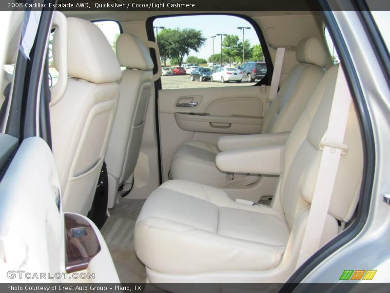 Quicksilver / Cocoa/Light Cashmere 2008 Cadillac Escalade AWD