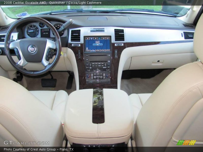 Quicksilver / Cocoa/Light Cashmere 2008 Cadillac Escalade AWD