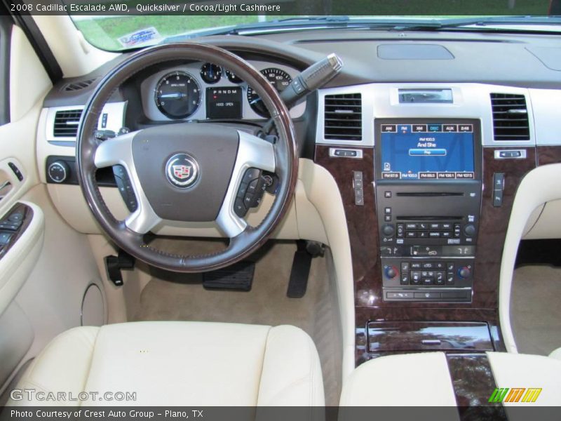 Quicksilver / Cocoa/Light Cashmere 2008 Cadillac Escalade AWD