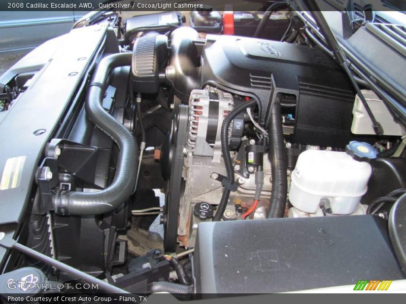 Quicksilver / Cocoa/Light Cashmere 2008 Cadillac Escalade AWD